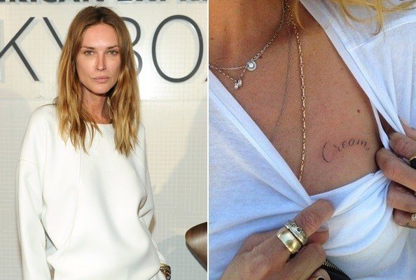 Tatouage d'Erin Wasson