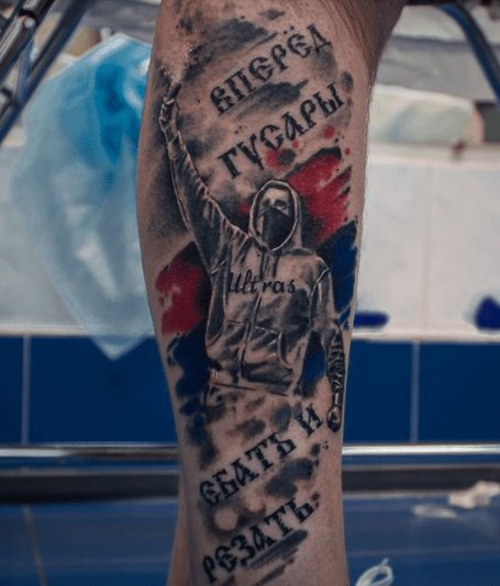 Tatouage réaliste du FC CSKA
