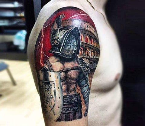 Tatouage de gladiateur