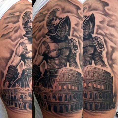 Tatouage de gladiateur