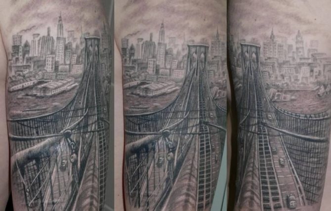 tatouage de ville