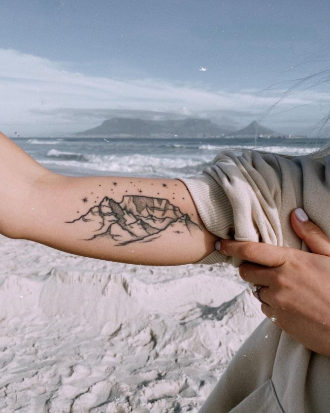signification du tatouage des montagnes