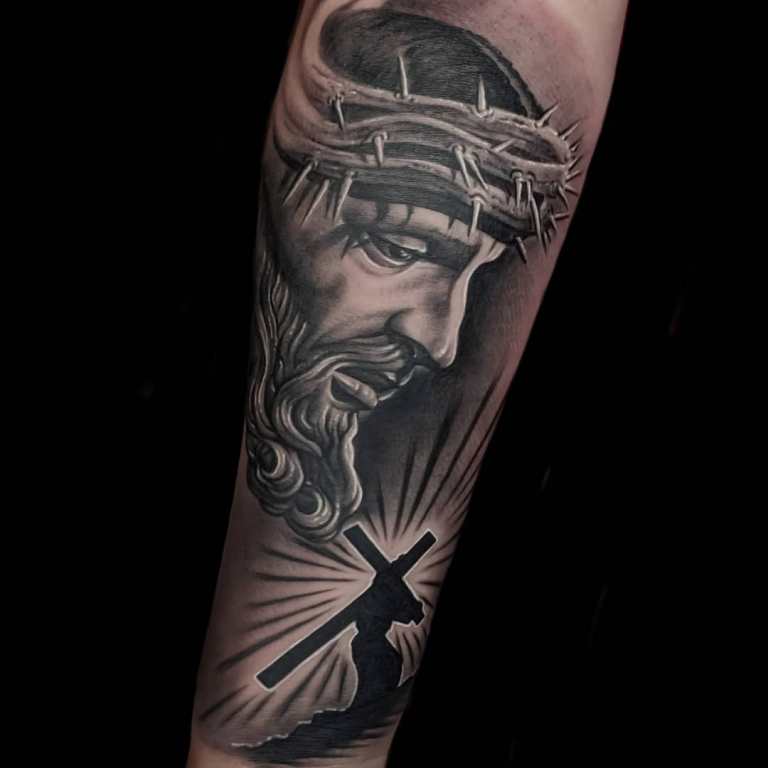 tatouage de jésus