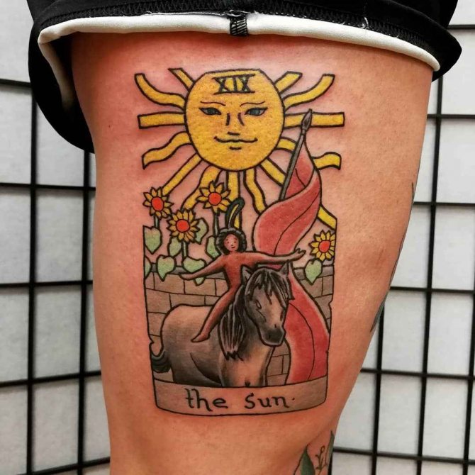 Tatouage de cartes de tarot photo_25