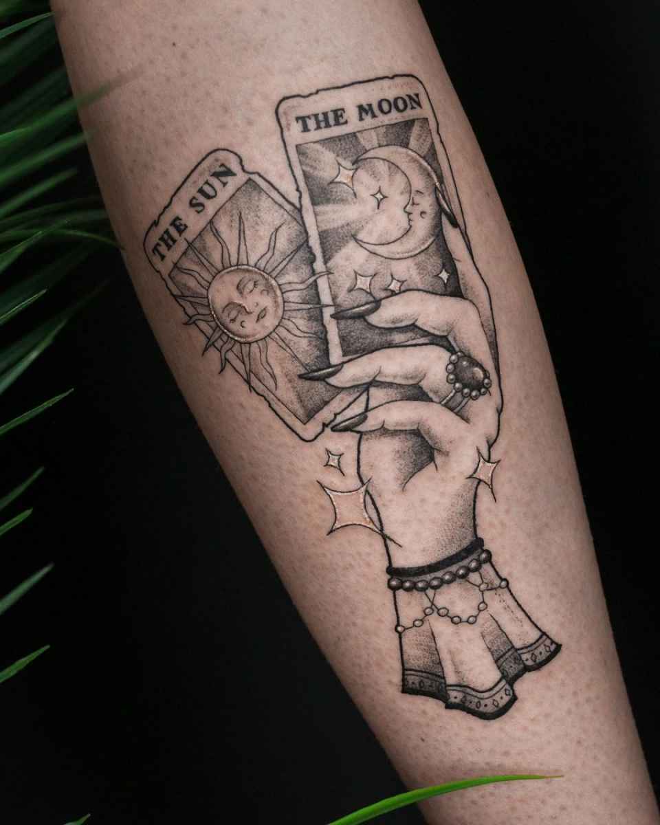 Tatouage de cartes de tarot photo_32
