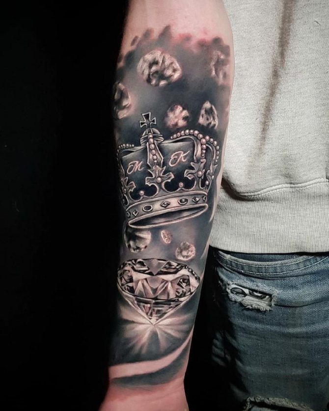Signification du tatouage de la couronne sur la main