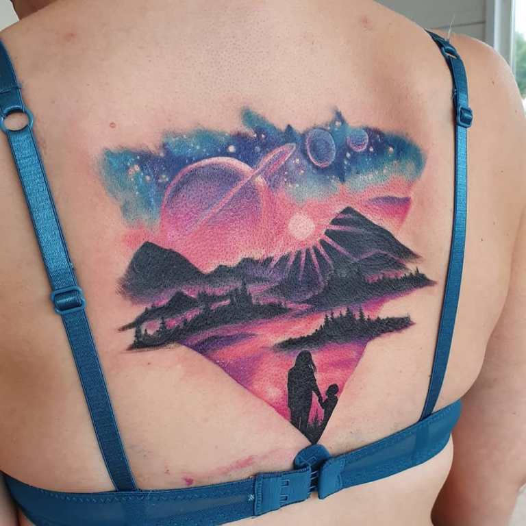 tatouage de l'espace