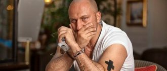Tatouage de la croix de Dmitriy Nagiev