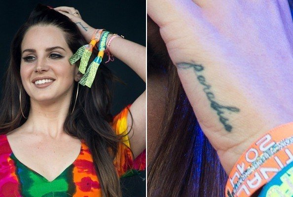 Tatouage de Lana Del Rey