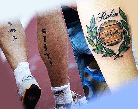 Tatouage de l'athlétisme, du concours général et du football