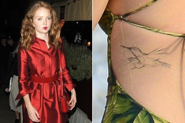 Tatouage de Lily Cole