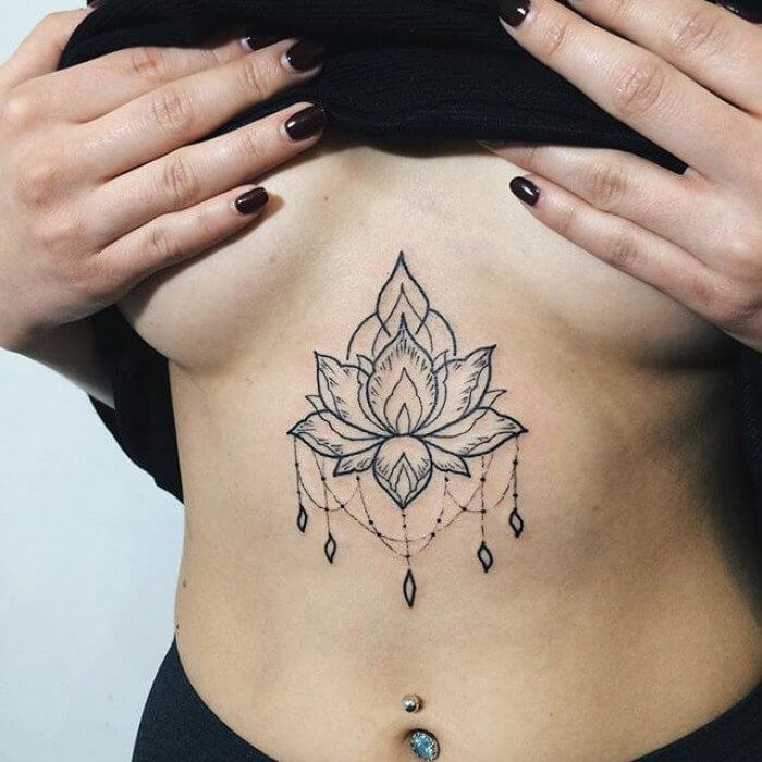 signification du tatouage du lotus pour les filles