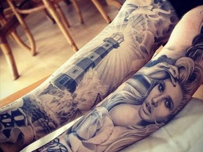Tatouage de phare
