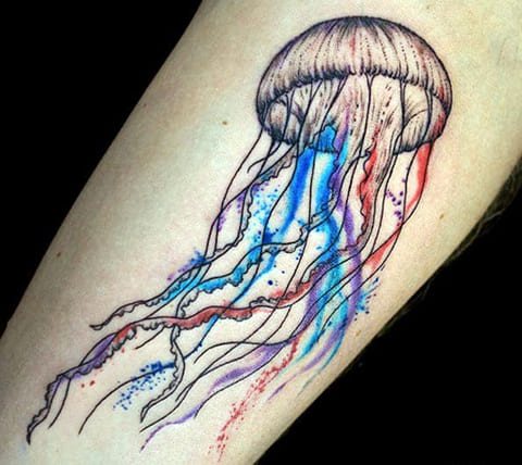 Tatouage de méduse