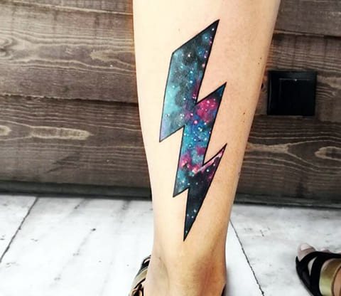 Tatouage de l'éclair
