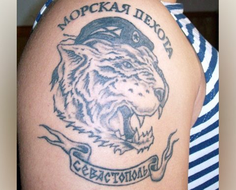 Tatouage des Marines russes