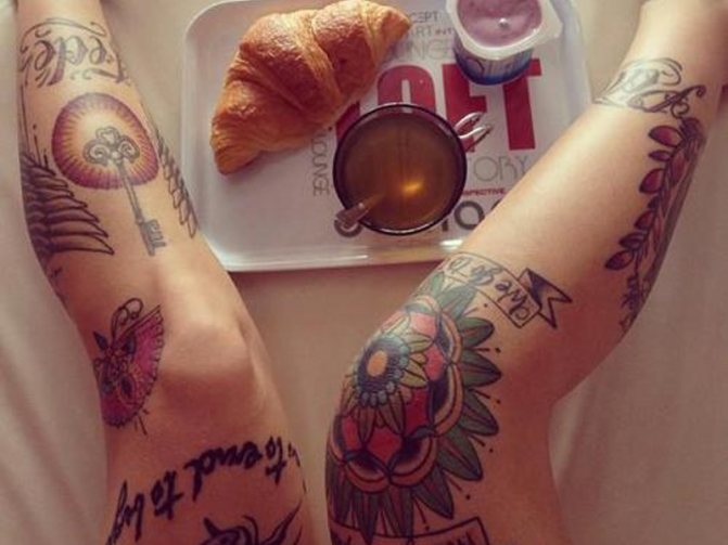 Tatouage du genou