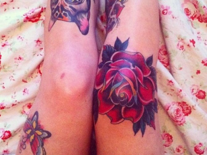 Tatouage du genou