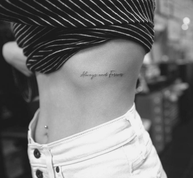 Tatouage de côtes
