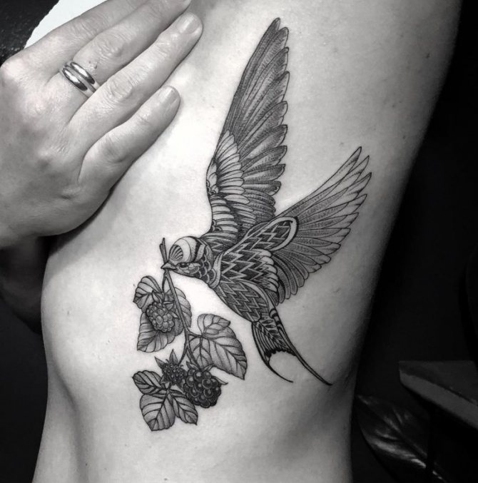 Tatouage de côtes