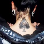 Tattoo of Spades. Reine de Pique Signification en Femmes, Hommes