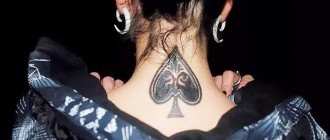 Tattoo of Spades. Signification de la Dame de Pique chez les femmes, les hommes
