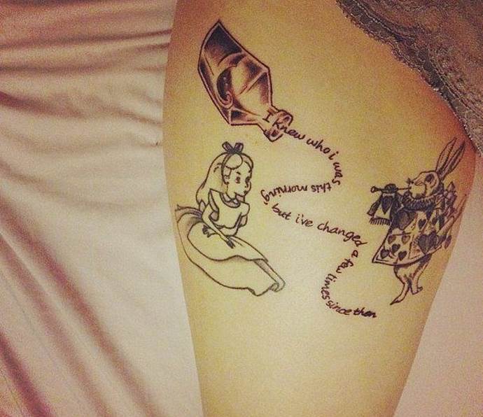 Tatouage d'Alice