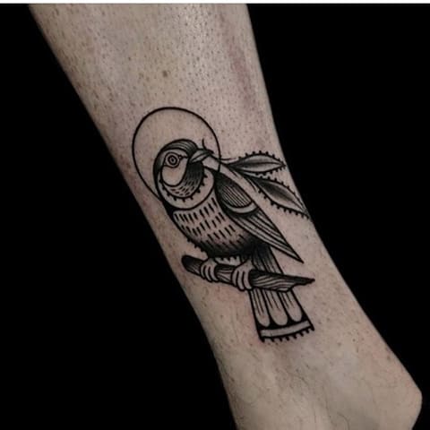 Tatouage de perroquet - photo