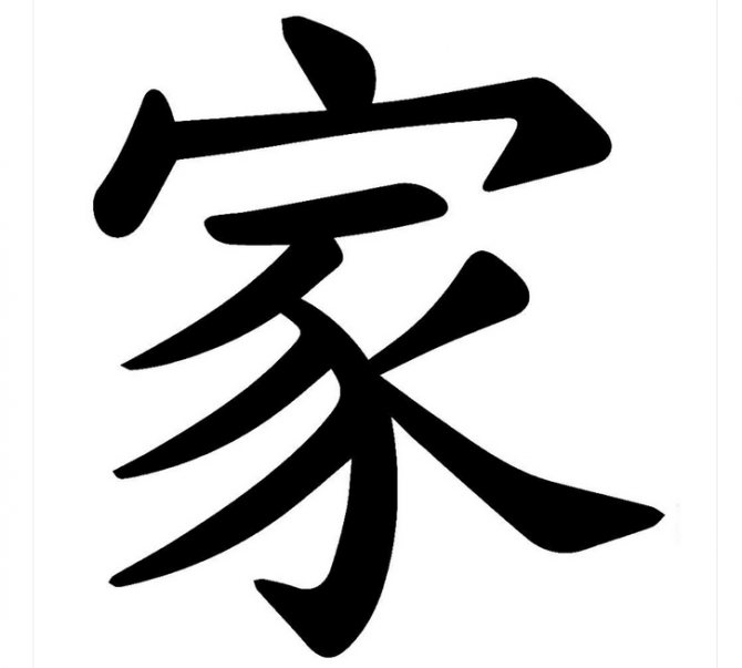 Tatouage de famille - Script : symbole japonais