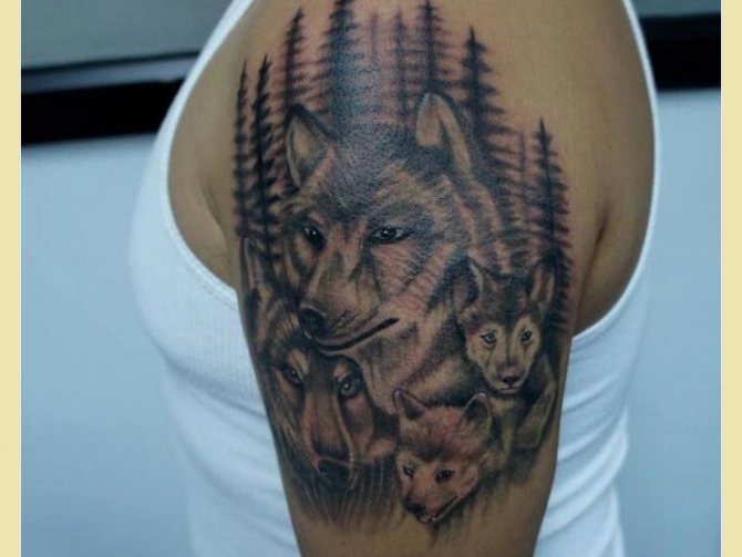 Tatouage sur la famille
