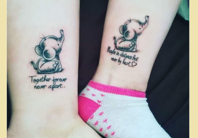 Tatouage d'une famille