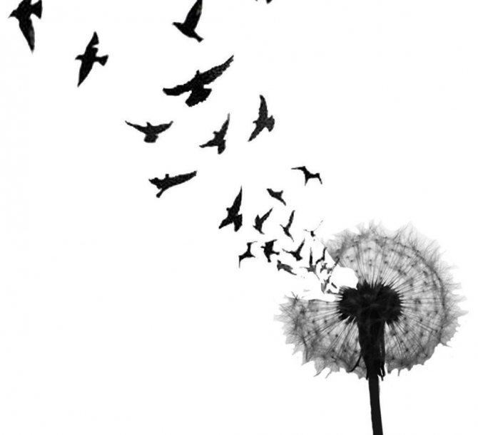 Tatouage d'oiseau