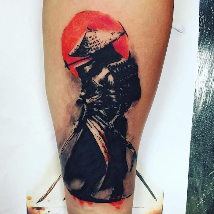 tatouage de samouraï