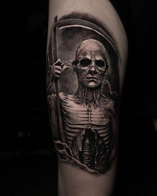 tatouage de la mort