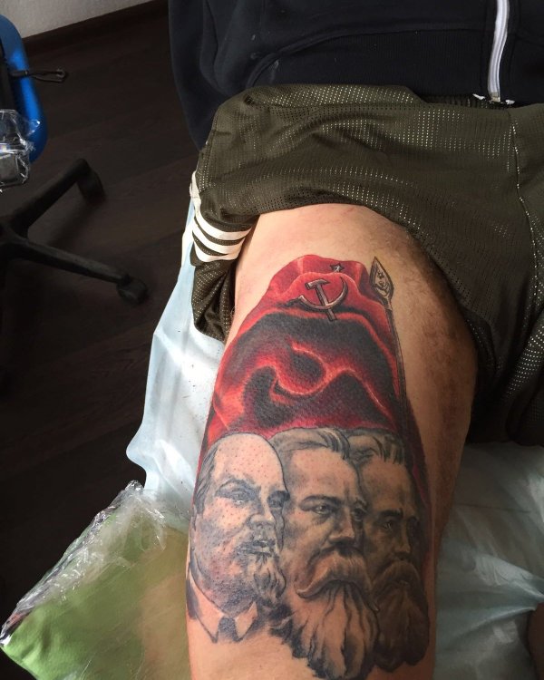 Tatouage des dirigeants soviétiques