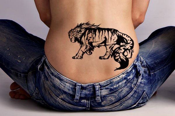 Photo du tatouage du tigre