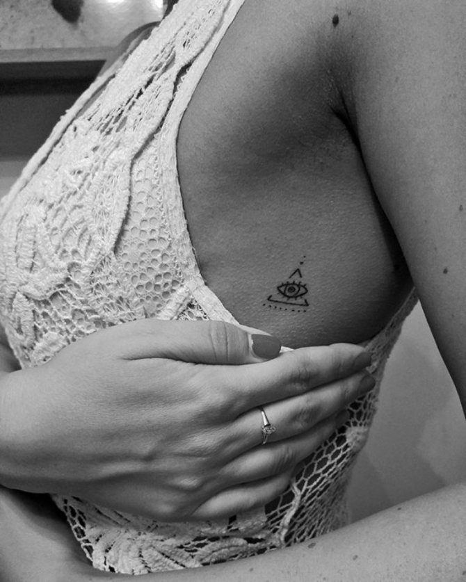 tatouage de triangle