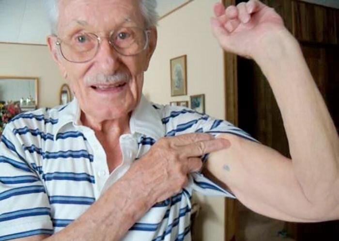 Tatouage de vétéran SS