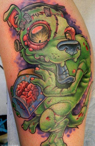 Tatouage style nouvelle école