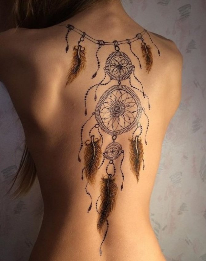 Tatouage du capteur de rêves