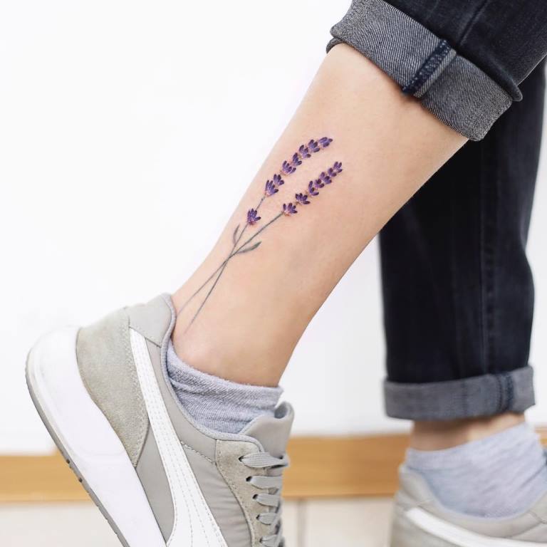 tatouage de brindille