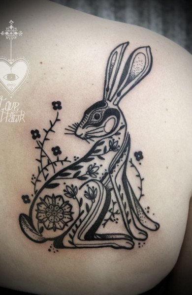 Tatouage de lièvre