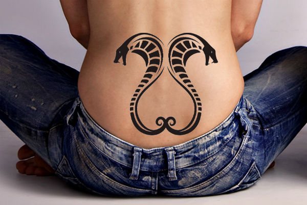 Photo d'un tatouage de serpent