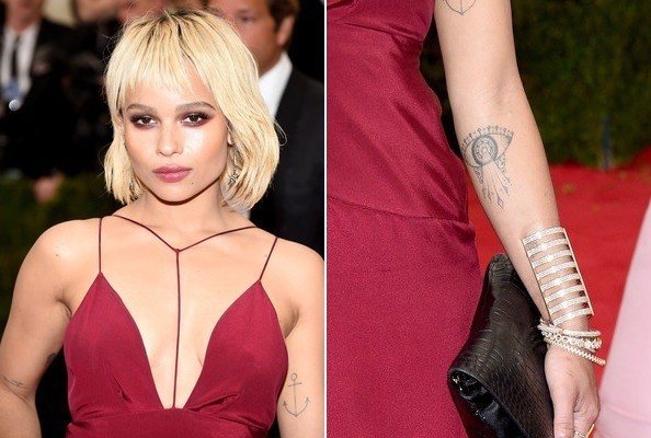 Tatouage de Zoe Kravitz