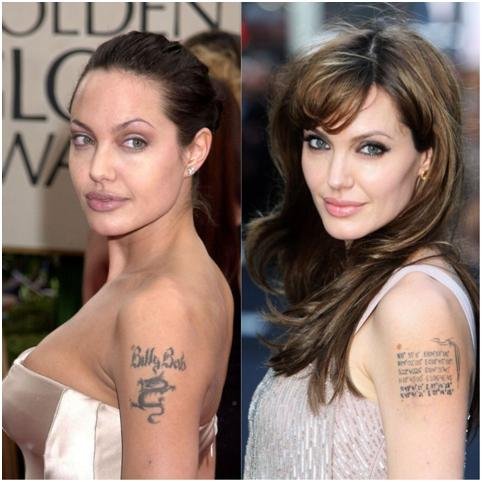 Tatouages d'Angelina Jolie