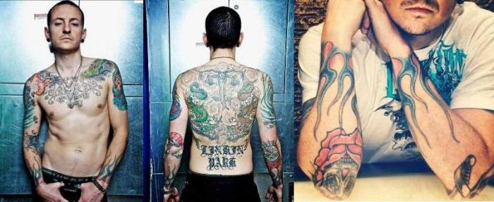 Tatouages de Chester Bennington
