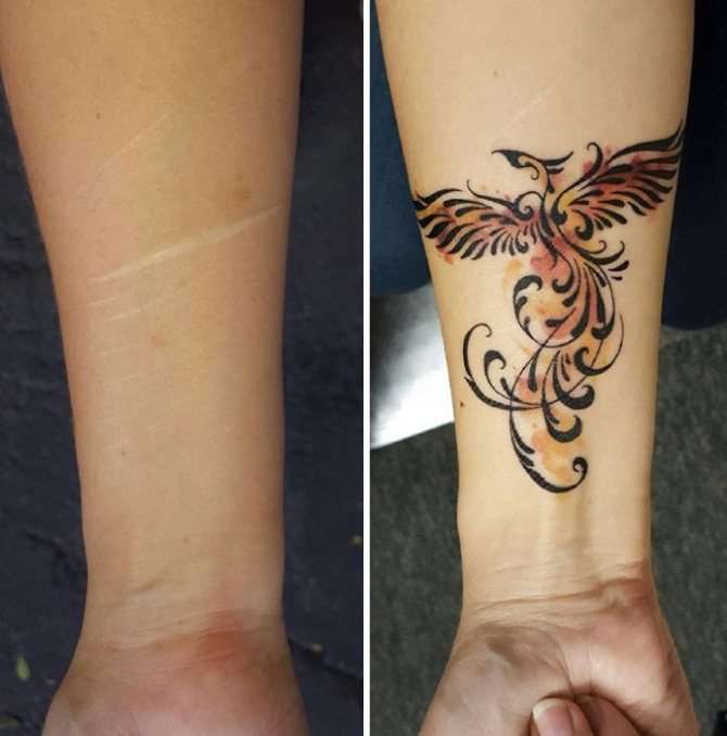 Tatouages pour filles sur le bras et leur signification. Photos, dessins, beaux, petits, inscriptions
