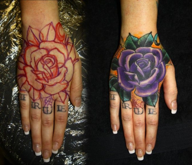 Tatouages pour filles sur le bras et leurs significations. Photos, croquis, belles, petites, inscriptions