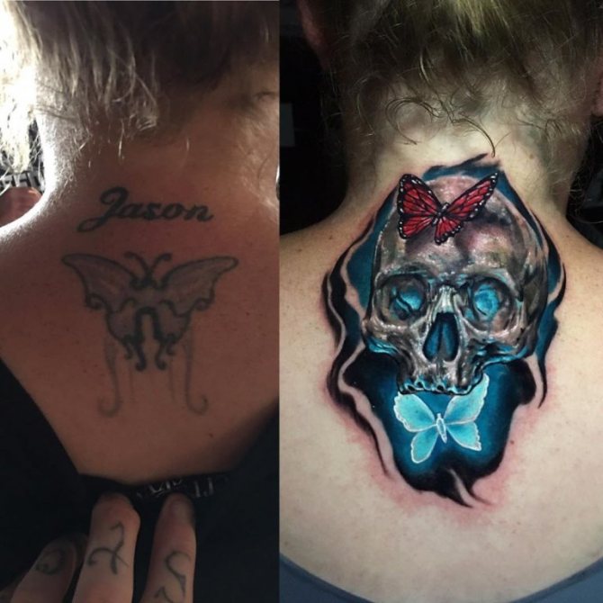 tatouages avant et après