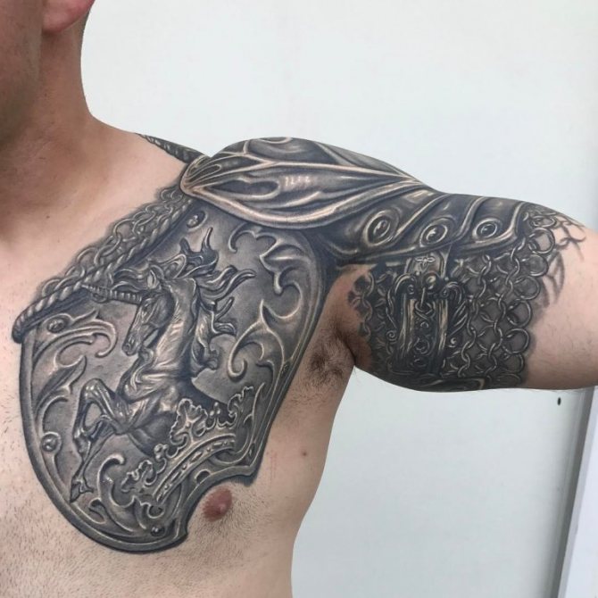 tatouages armures